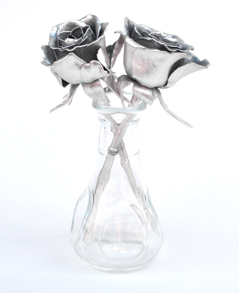 Aluminum Roses - Real Roses Coated Aluminum