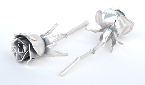 Aluminum Roses - Real Roses Coated Aluminum