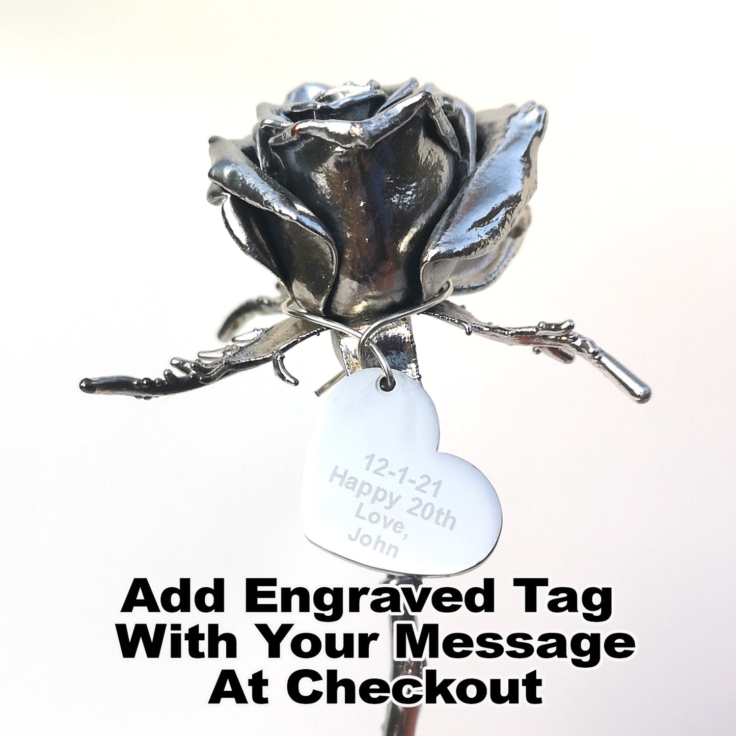 Glazed Roses - Clear Preserved Real Roses